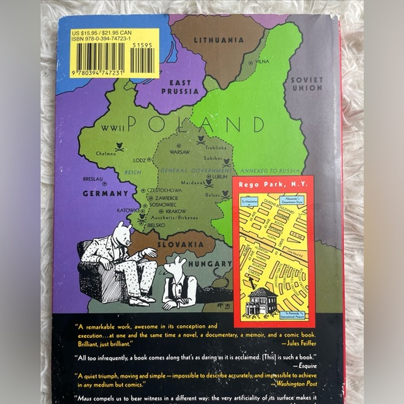 "MAUS I" A SURVIVOR'S TALE: MY FATHER BLEEDS HISTORY (1992) by Art Spiegelman - Picture 3 of 7